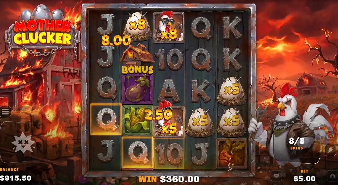 Motherclucker RTP, Volatility and Max Win